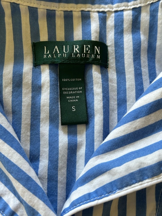 Lauren Ralph Lauren Other - LRL Pajama Short Set Blue and White Stripes Size Small